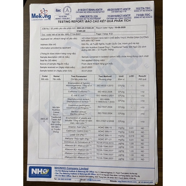 Ngũ Cốc Lợi Sữa Min Min_DINH DƯỠNG CHO MẸ BẦU _SIÊU LỢI SỮA SAU SANH.