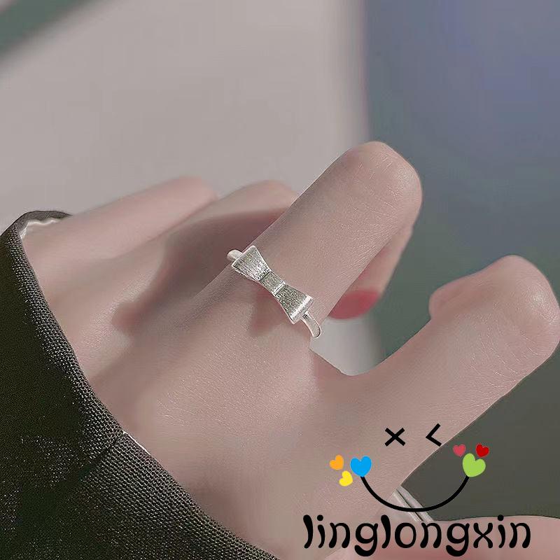 Nhẫn hình nơ hoạt hình có thể điều chỉnh kích thước cho nữ