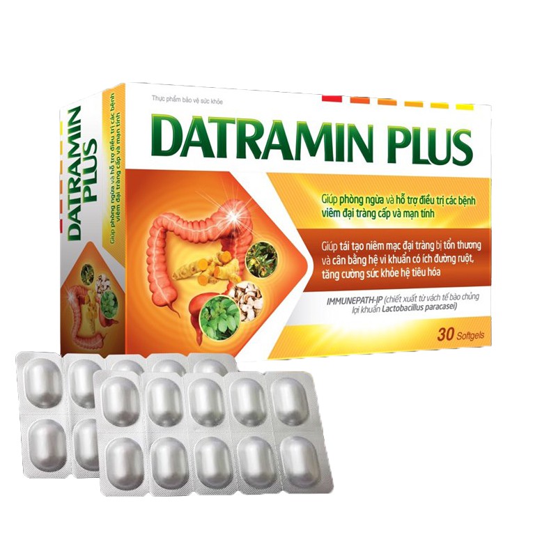 Datramin plus - Giải pháp mới cho tình trạng viêm đại tràng hội chứng ruột kích thích