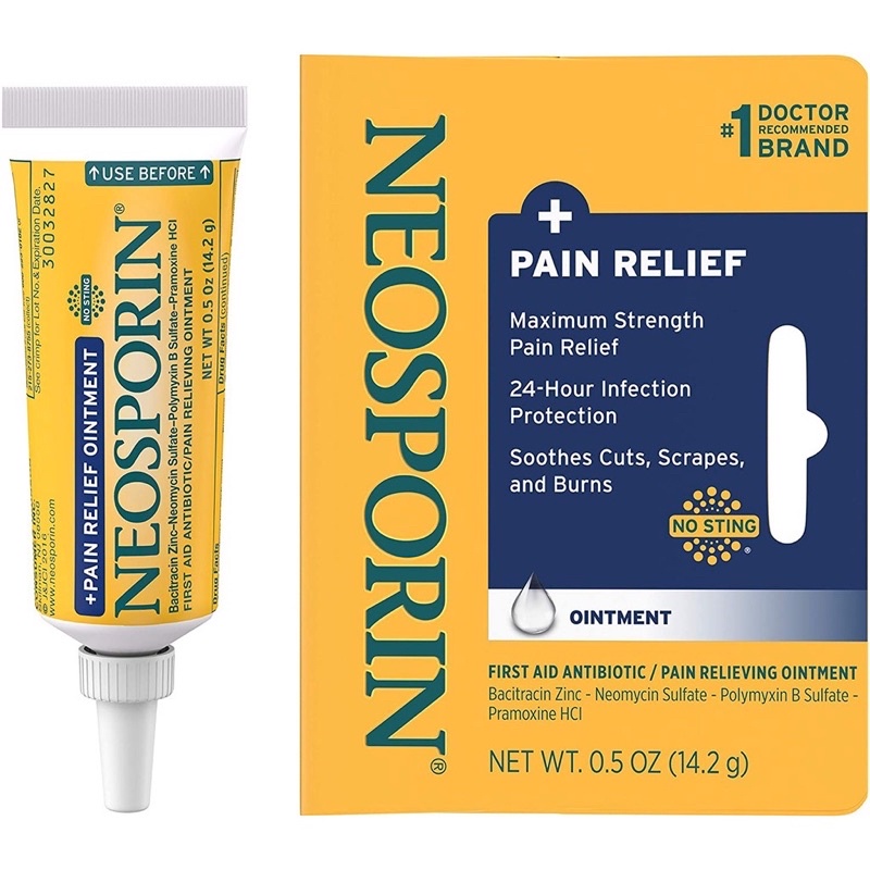 Neosporin Original Ointment – kem mỡ hỗ trợ làm lành vết thương Hộp 56.7g