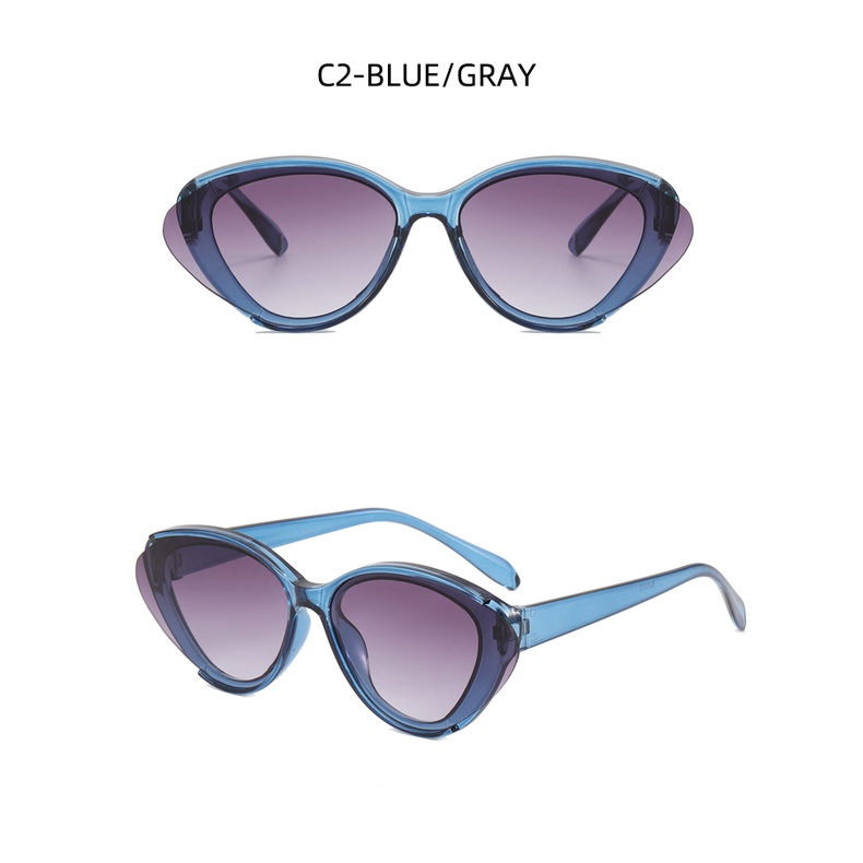 Kính Mát Mắt Mèo Phong Cách Hip Hop Âu Mỹ Thời Trang Mới 2022