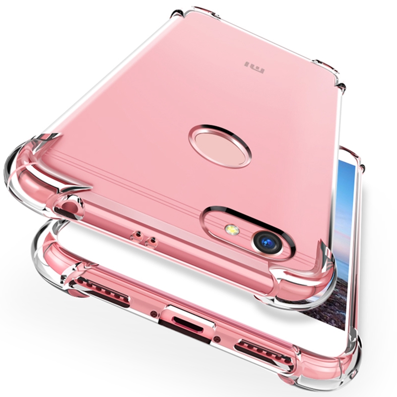 Ốp điện thoại trong suốt phối đệm khí dành cho Xiaomi Redmi Note 7A 4 4X 5 6 7 8 10 Pro 5A 6A 7A 8A A2 Lite