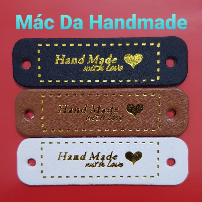 3 Mác Da Trang Trí Sản Phẩm Đan Móc