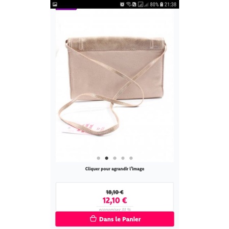 Clutch đeo chéo bì thư hàng hiệu H&M