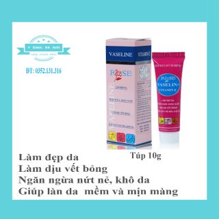(CHÍNH HÃNG) Vaseline rose ngăn ngừa nứt nẻ