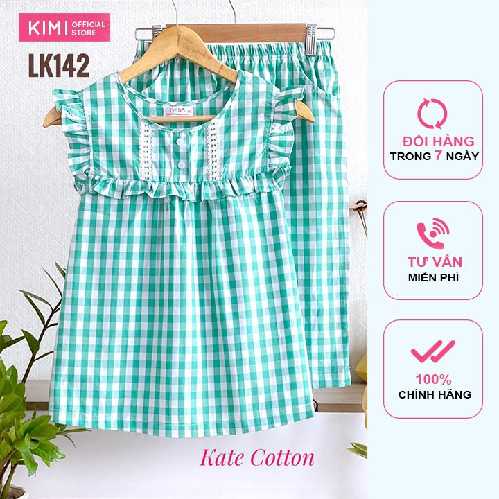 Đồ Bộ Mặc Nhà Nữ Cánh Tiên Quần Lửng Dễ Thương KIM