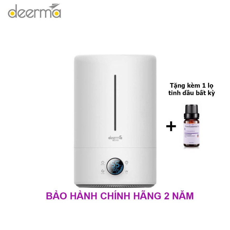 Máy Tạo Ẩm  Phun Sương, Bù Ẩm Siêu Âm Dung Tích 5L Công Suất 25W Màn Hình LED Chính Hãng DEERMA F628S