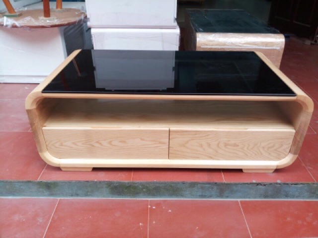 Bàn trà gỗ sồi cao cấp