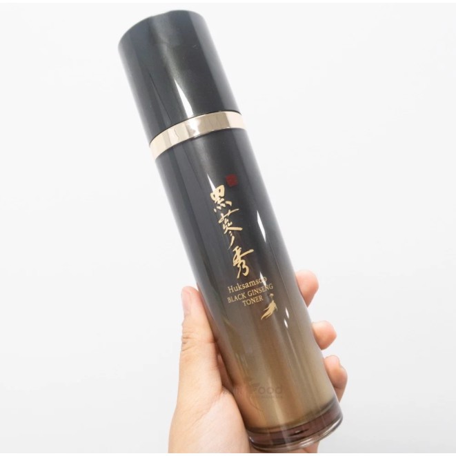 Nước Hoa Hồng Ngừa Lão Hóa Chiết Xuất Nhân Sâm Đen Huksamsoo Black Ginseng Toner 120ml