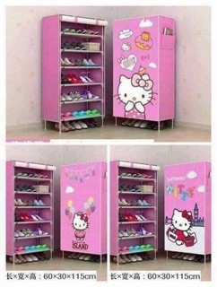 TỦ ĐỰNG GIÀY 3D HELLO KITTY