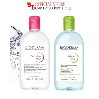 Nước tẩy trang bioderma h2o 500ml của pháp chính hãng