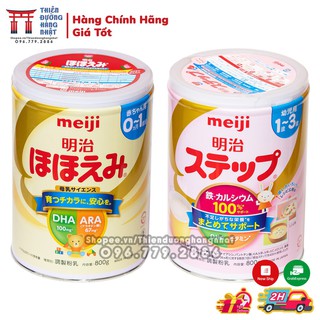 Sữa meiji lon 800g nhật bản cho trẻ 0-1 thổi & 1-3 tuổi
