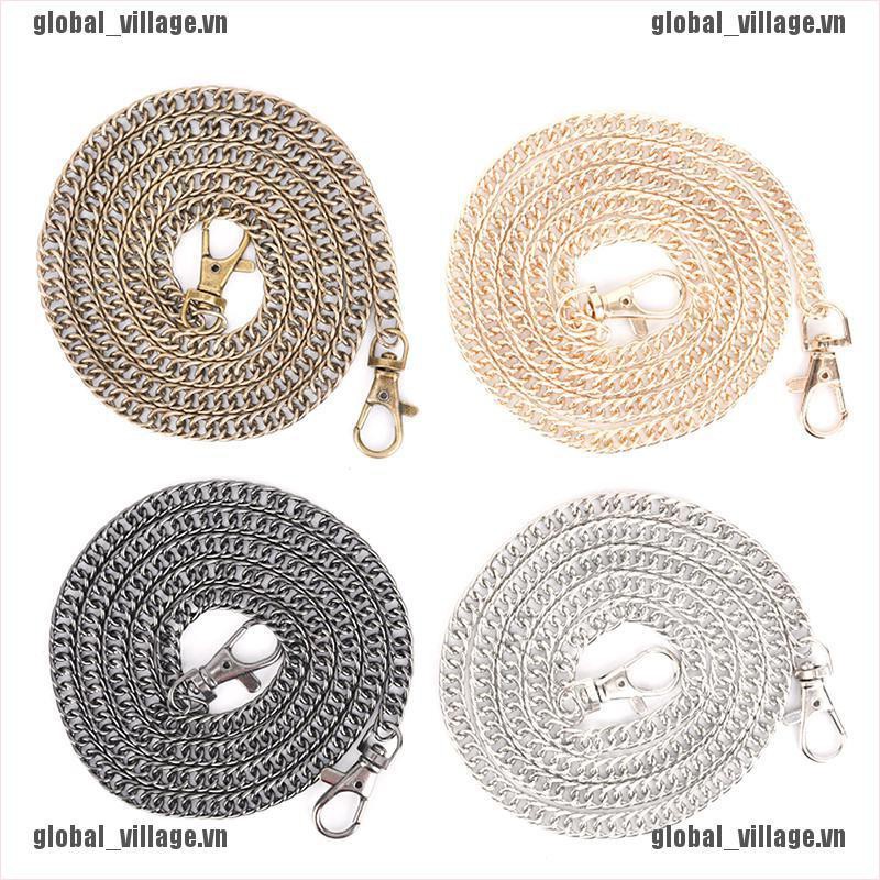 [global] 100cm Replacement Women Crossbody Shoulder Tote Strap Chain Handle Handbag DIY [village]