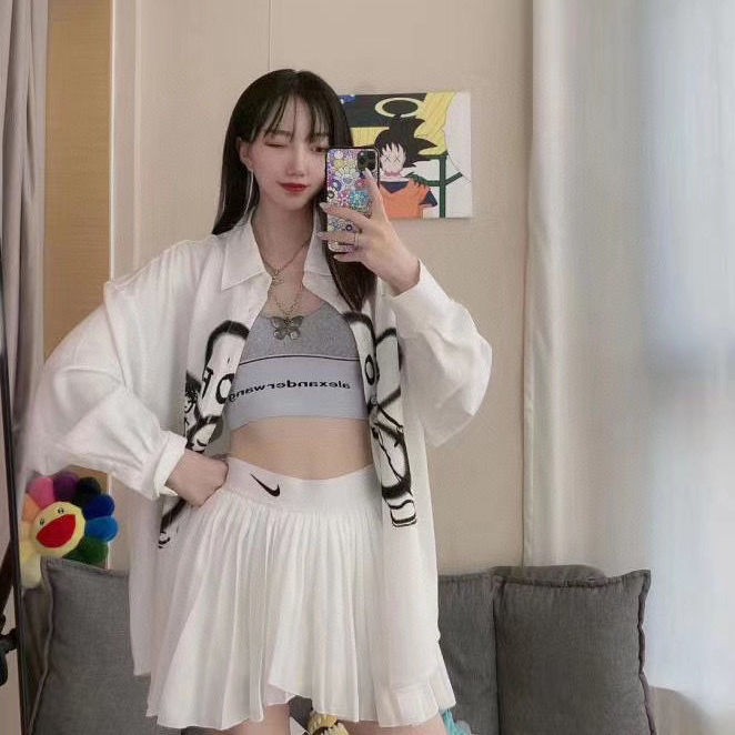 【Quà tặng miễn phí】Chân Váy Thể Thao Xếp Ly Phong Cách Retro Cho Nữ | BigBuy360 - bigbuy360.vn