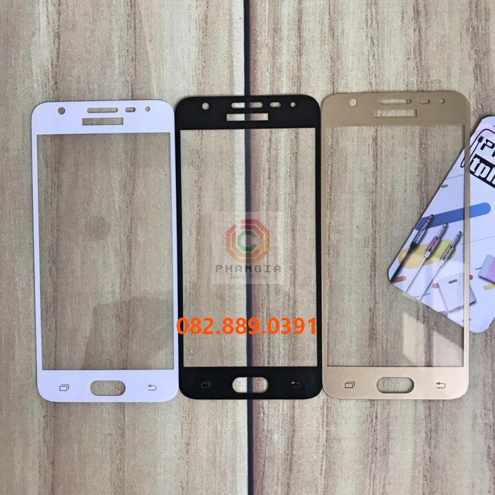 Kính cường lực Samsung On 5 2016/ On 7 2016 full màn, full keo và cường lực dẻo nano siêu bền, chống vân tay