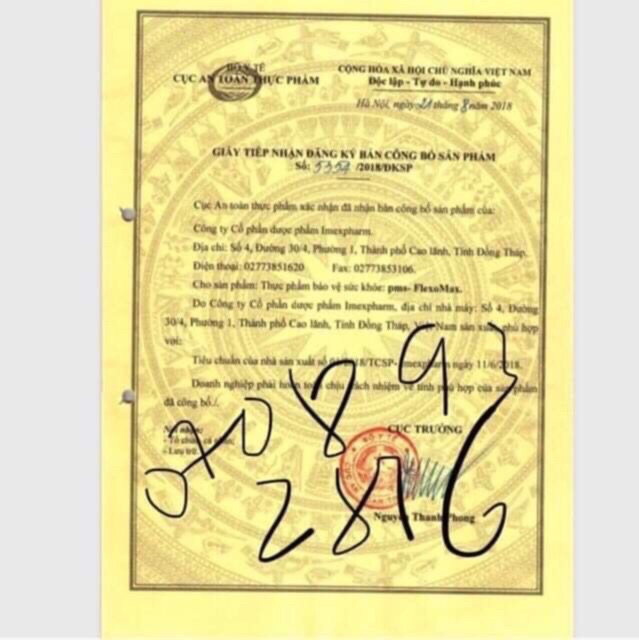 Viên uống bổ khớp FlexoMax - người bị thoái hoá xương khớp,viêm khớp dạng thấp,loãng xương...