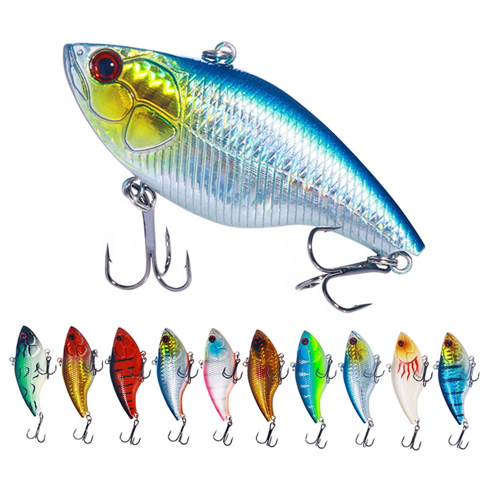 HENGJIA 1PC VIB 7.5CM Fishing 18G bass bass fishing wobbler bait water