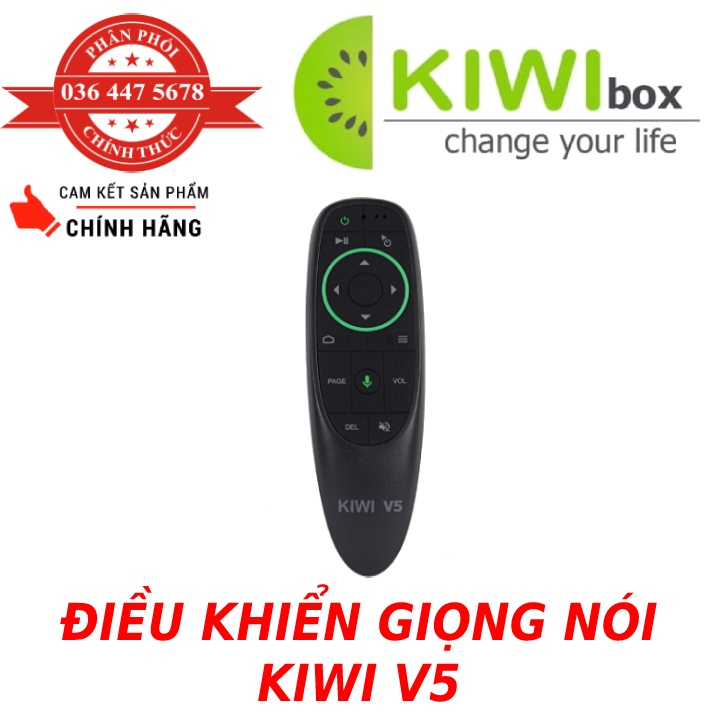 ĐIỀU KHIỂN GIỌNG NÓI KIWI V5 – SỬ DỤNG CHO ANDROID TV BOX, SMART TV - Hàng Chính Hãng