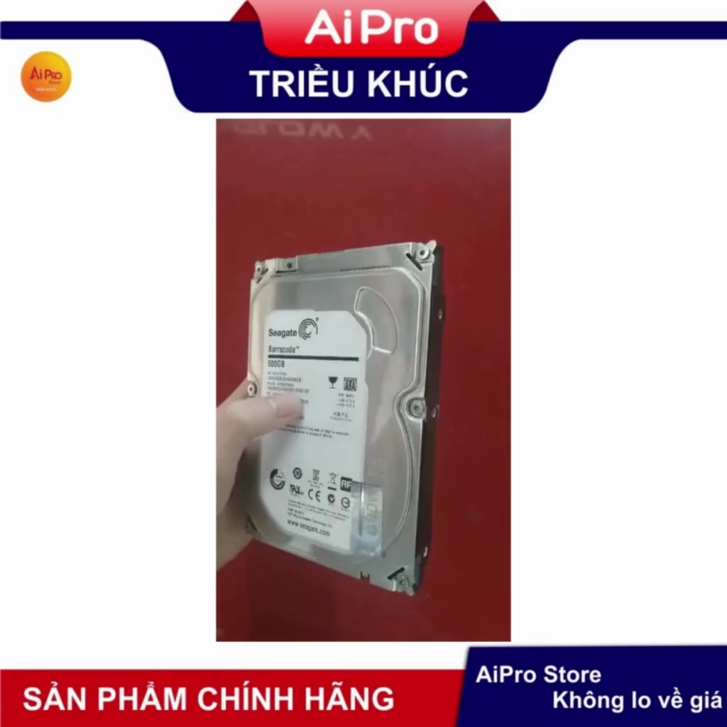 Ổ cứng HDD 500GB Seagate (mặt trắng) - Hàng Chính Hãng - Bảo hành 24 tháng | BigBuy360 - bigbuy360.vn