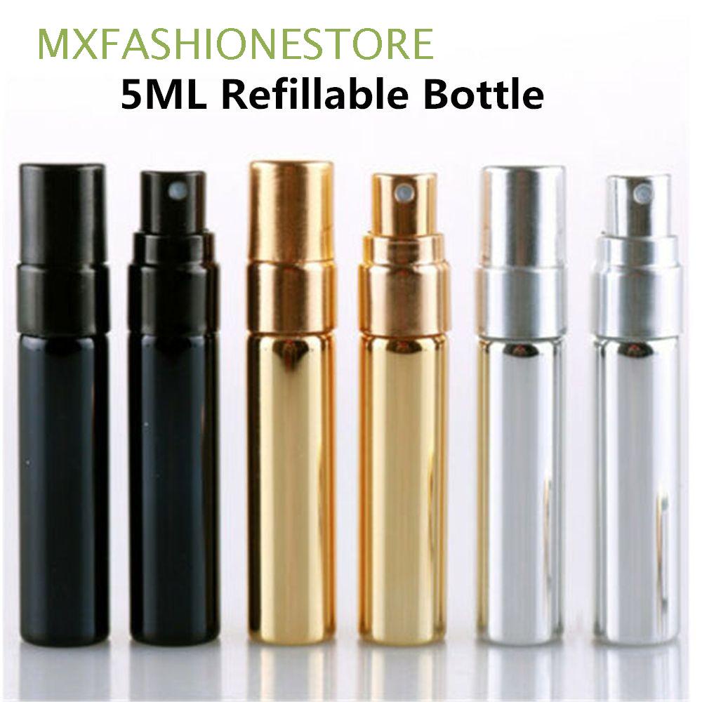 Bình Xịt Đựng Nước Hoa 5ML Bằng Thủy Tinh Nhỏ Gọn Có Thể Bơm Đầy Màu Sắc Dành Cho Đi Du Lịch