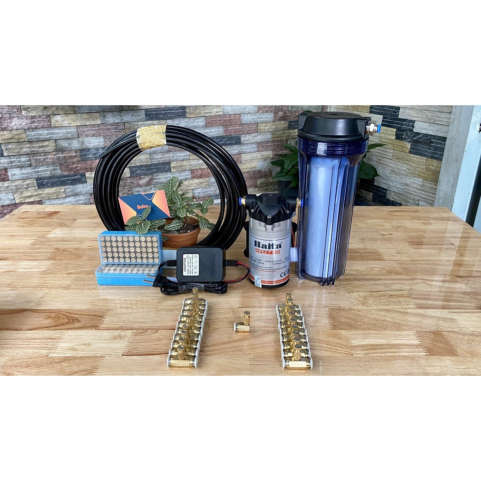 Bộ phun sương làm mát nhà, mát quán cafe, mát không gian tạo độ ẩm HAITA HP 2700 20 béc cao cấp