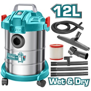 Máy hút bụi 12l total tvc14122 máy hút bụi 800w total hút bụi ướt và khô