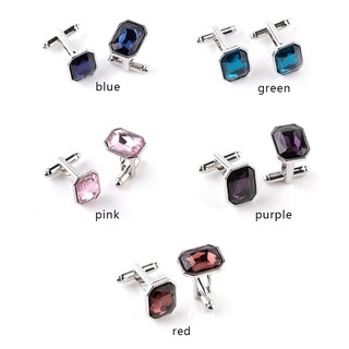 Crystal Zircon T-shirt Cufflinks Accessories