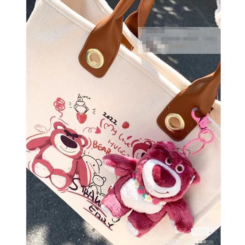 Túi xách Dâu Gấu Túi vải Chỉ huy Túi vai sinh viên của sinh viên 30 X 36 X 20