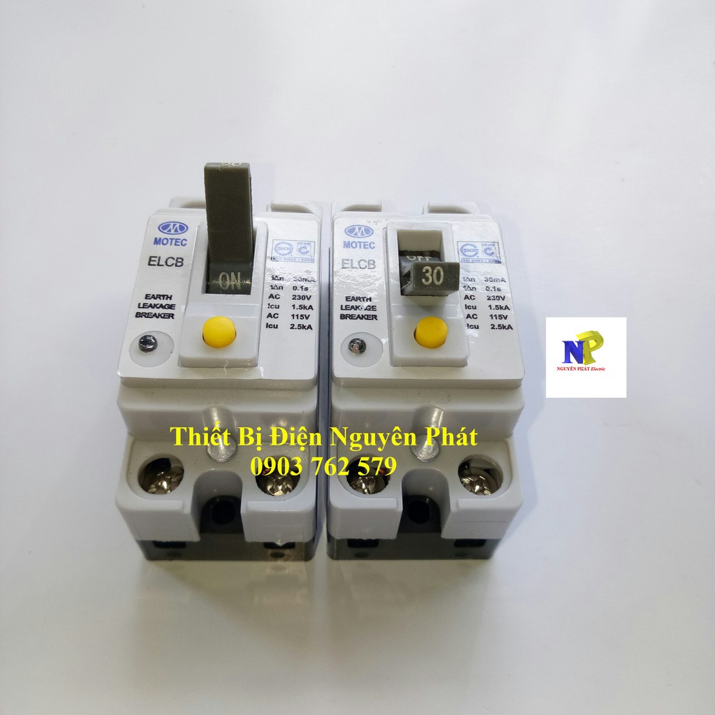 Aptomat chống giật cóc 30A dòng rò 30mA