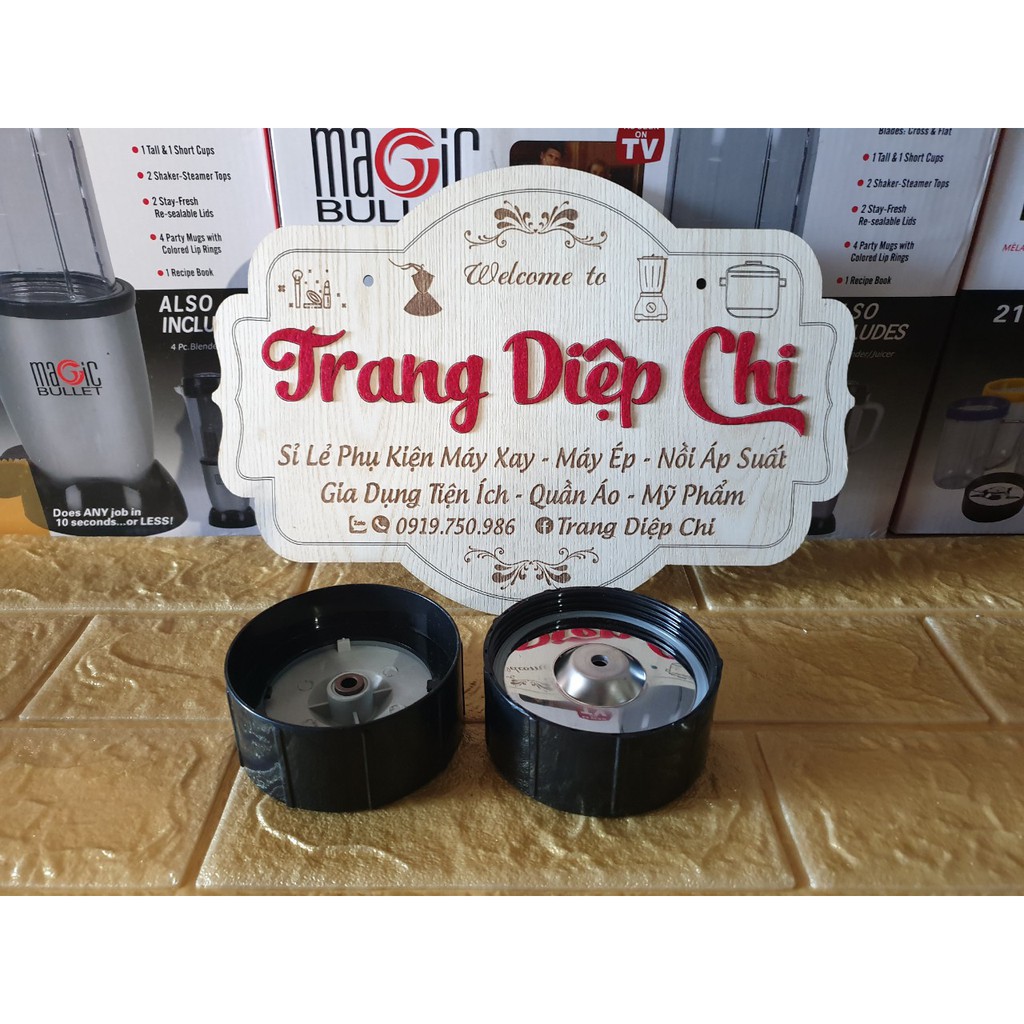 Đế dao đen kèm zoong máy xay đa năng - không có lưỡi và vấu cao su- Kho buôn linh kiện gia dụng
