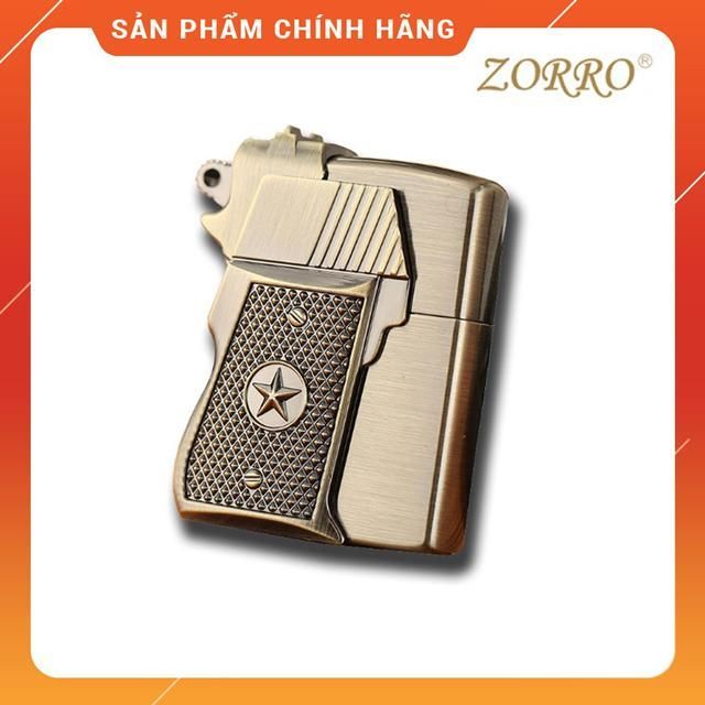 {HOT} Hộp Quẹt Bật Lửa Zorro Z91301 Họa Tiết Nổi 3D Cao Cấp - Dùng Chung Phụ Kiện Xăng Bấc Đá Zippo #8