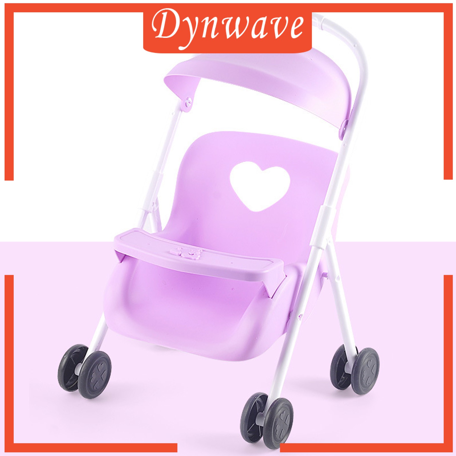 [DYNWAVE] Baby Doll Stroller Pushchairs Foldable Push Cart Toddlers Pretend Play Toy