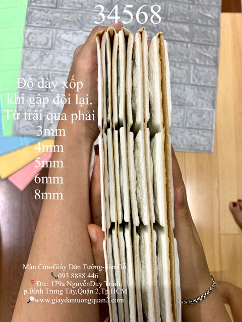 (Miền Nam) Xốp dán tường 3D 4mm(Có BẢO HÀNH) | BigBuy360 - bigbuy360.vn