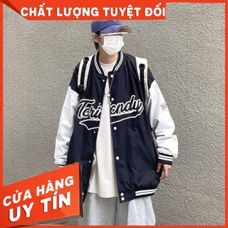 Áo bomber bóng chày jacket phong cách ulzzang unisex vải dù 2 lớp hàng order