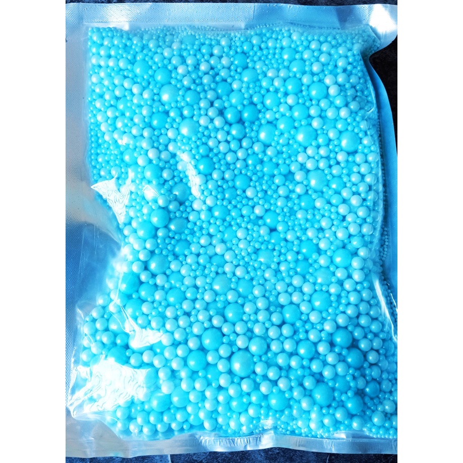 Kẹo đường bi bạc trang trí bánh kem