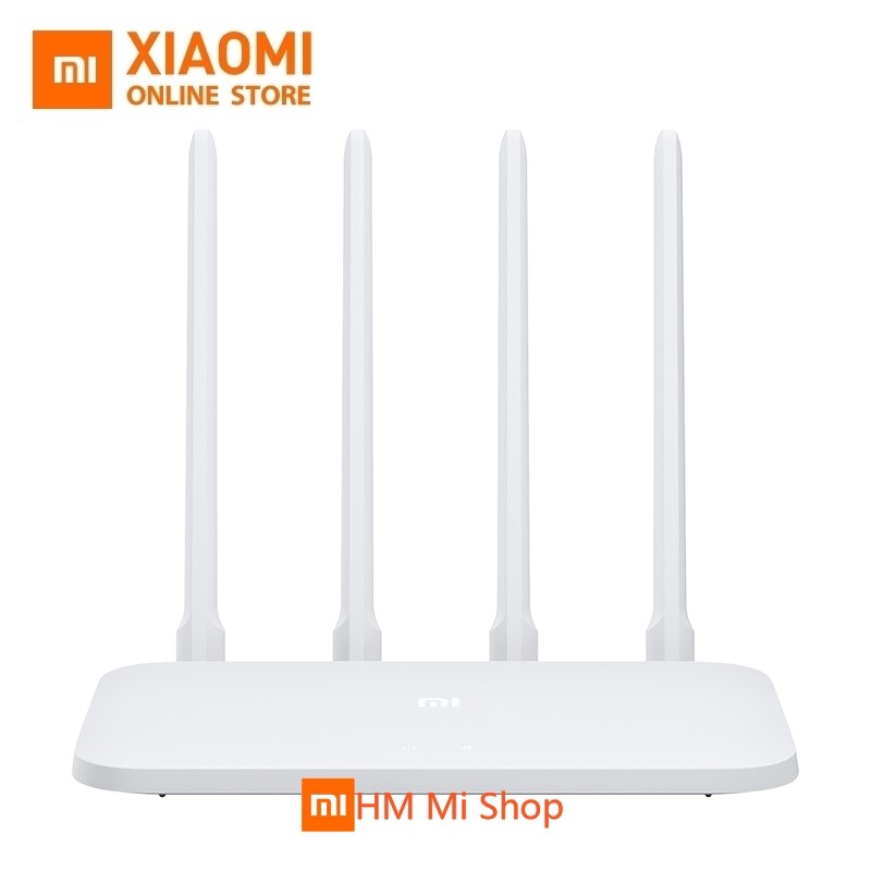 Bộ định tuyến Xiaomi WIFI 4C 64MB Bộ nhớ 802.11 b / g / n 2.4G 300Mbps 4 Ăng-ten Không dây 4G Mi Rou