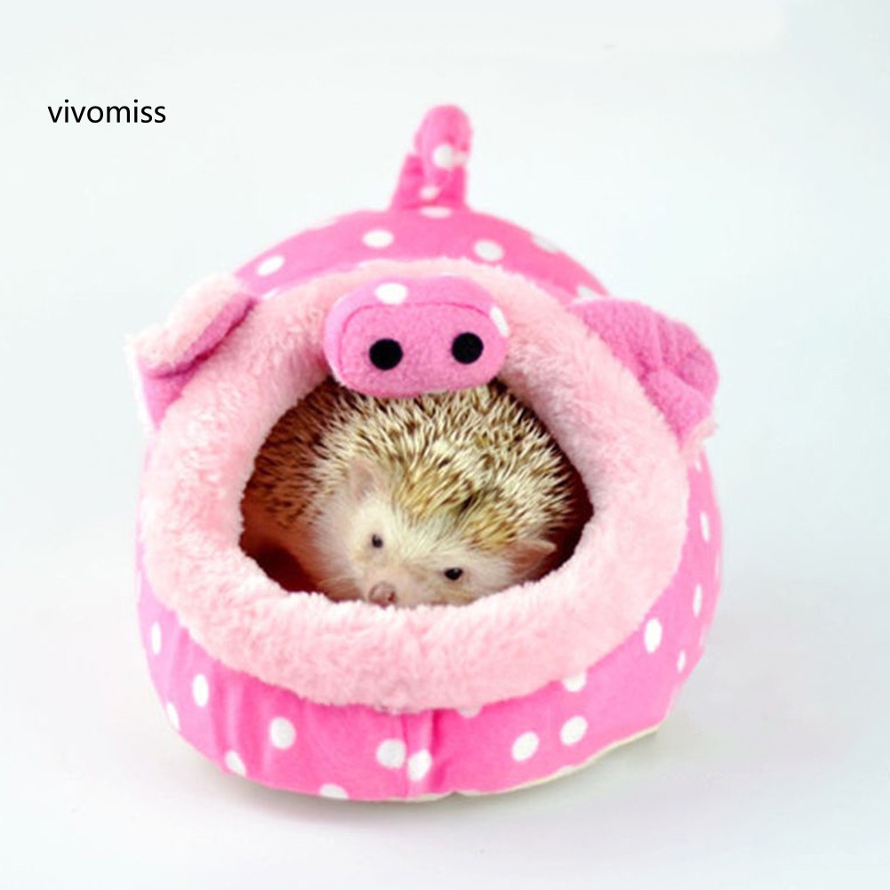 Giường ngủ thiết kế hoạt hình dễ thương dành cho chuột hamster