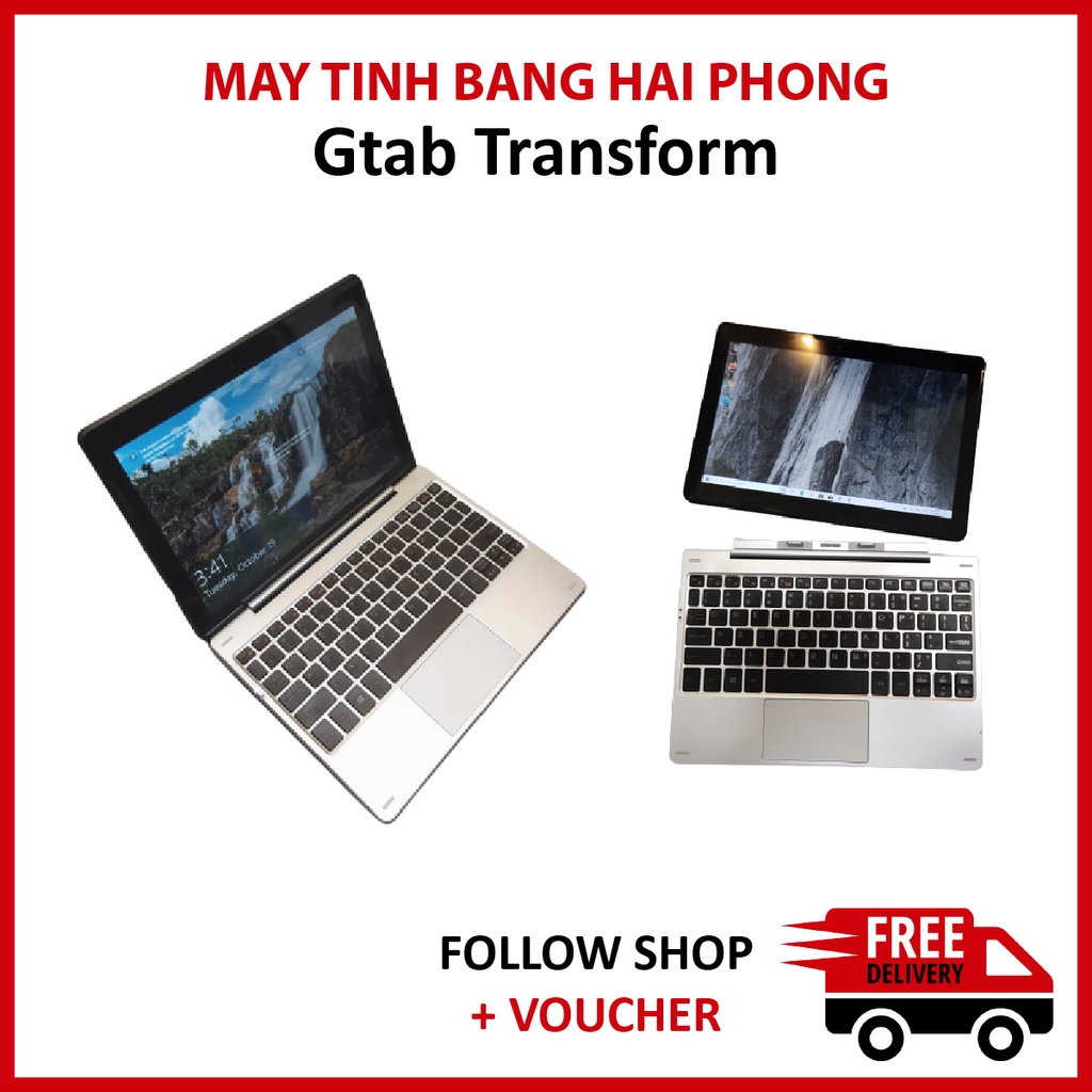 Laptop 2in1 Gtab Transform, nhỏ gọn chuyên văn phòng