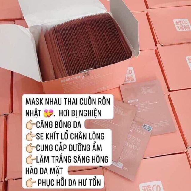 (1MASK) MẶT NẠ NHAU THAI CUỐNG RỐN NHẬT [HÀNG CHUẨN]