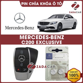Pin chìa khóa ô tô Mercedes C200 Exclusive chính hãng Mercedes sản xuất tại Indonesia 3V Panasonic