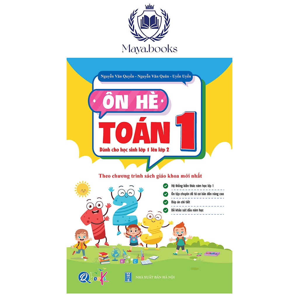 Sách - Bài tập ôn tập hè Toán lớp 1 lên lớp 2