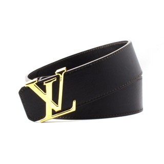 Thắt lưng da, Dây nịt LV đen trơn - cực phong cách Hàng Hiệu