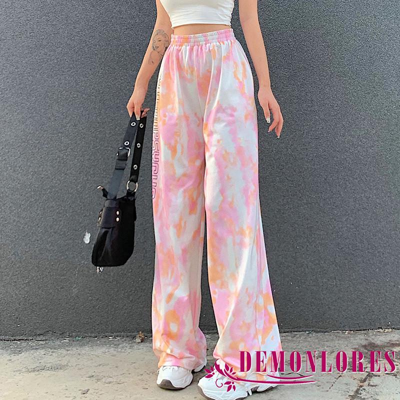 Quần Jogger Lưng Cao Phối Màu Cá Tính Cho Nữ | BigBuy360 - bigbuy360.vn