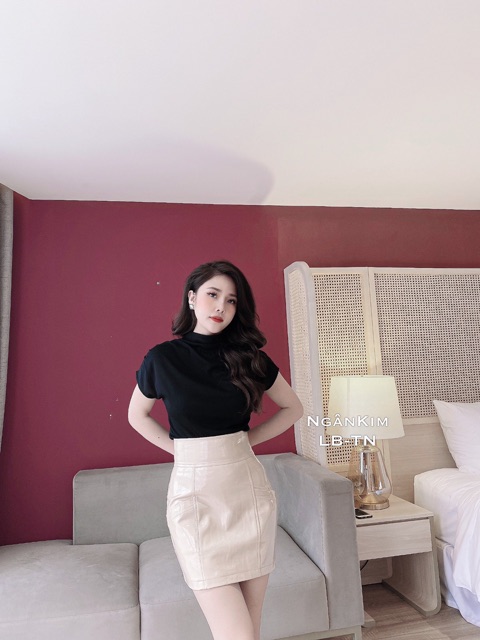 CHÂN VÁY DA BÓNG CẠP SIÊU CAO SANG CHẢNH LOẠI 1 MS21032