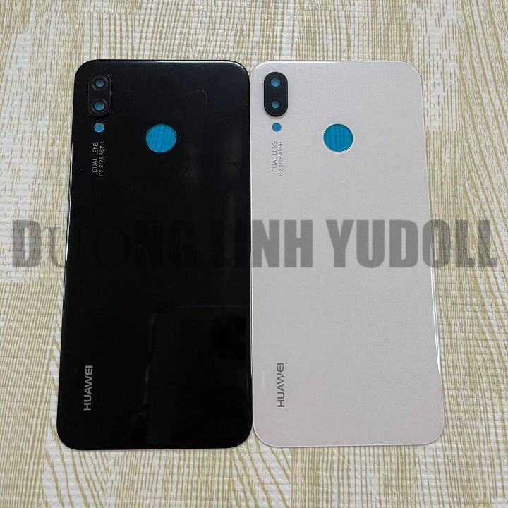 Nắp lưng Huawei Nova 3e liền kính camera