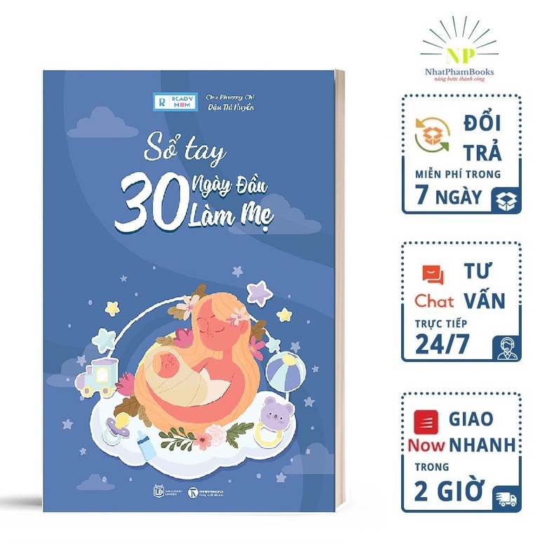 Sách - Số tay 30 ngày đầu làm mẹ Tặng Bookmark