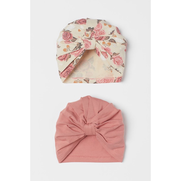 [H&amp;M AUTH] Set turban mũ cho bé gái HM Auth săn sale