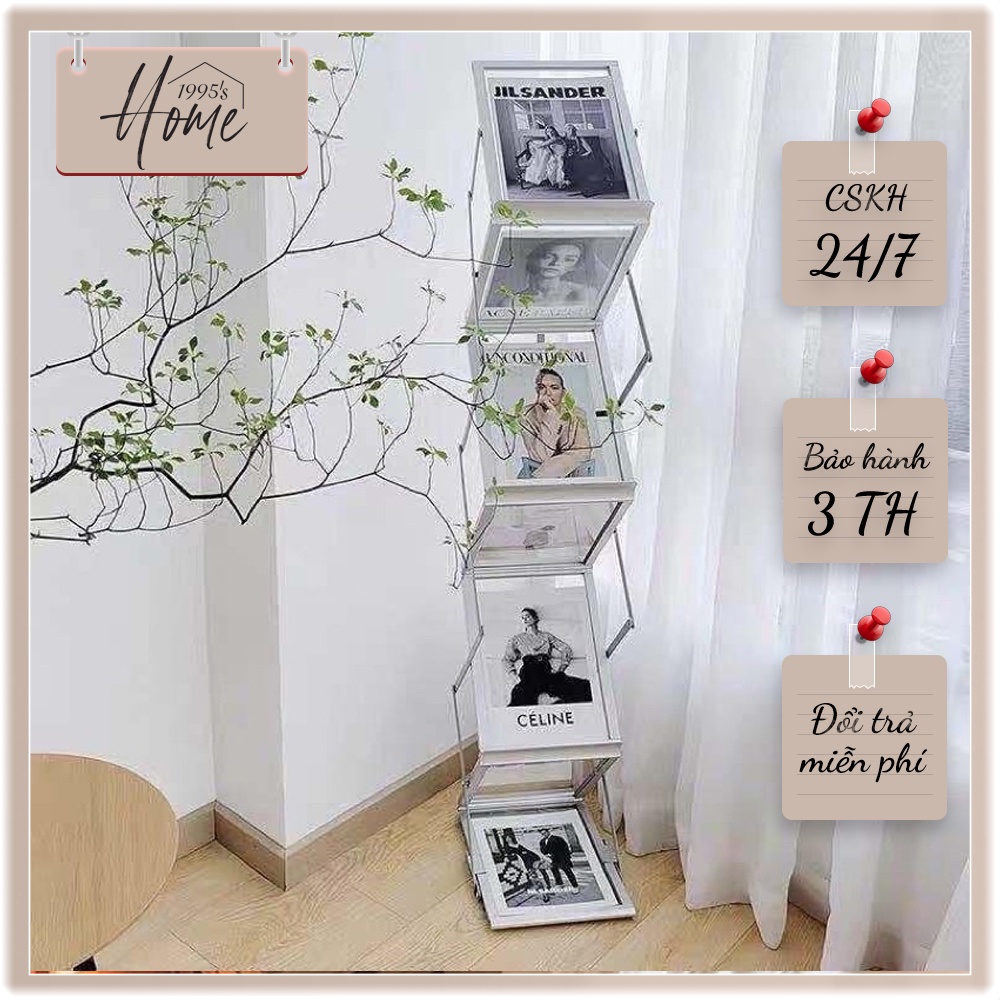 KỆ ZIC ZAC SIÊU ĐỘC ĐÁO - DECOR - KỆ TẠP CHÍ