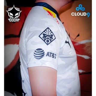 Áo thun team C9 trắng đen 2019