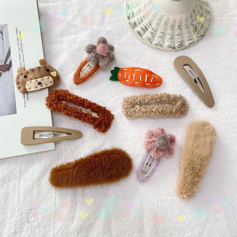 Set 5 Món Kẹp Tóc Mái Phong Cách Hàn Quốc Xinh Xắn BiTi Store